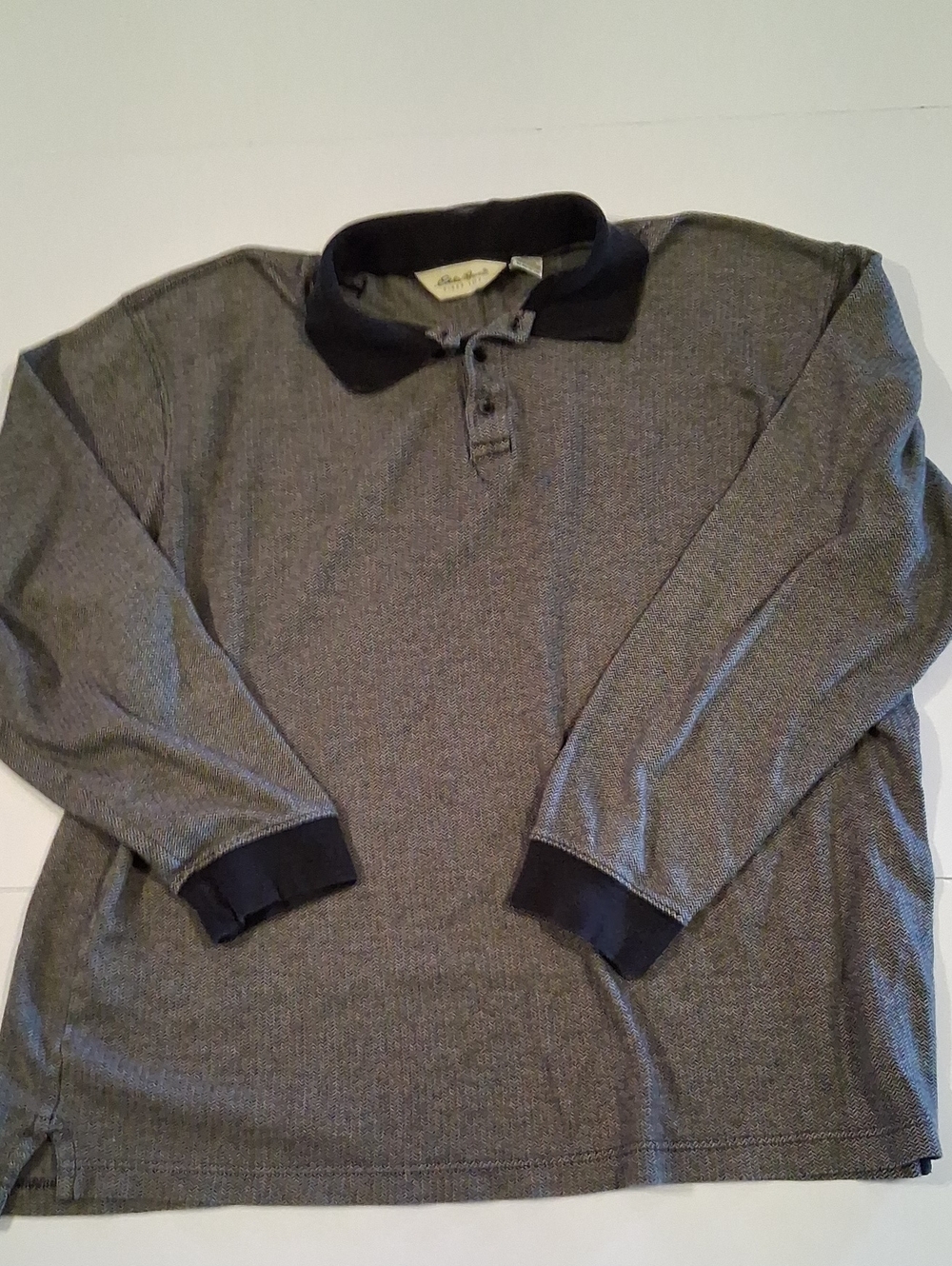 Eddie Bauer Mens  Long Sleeve Polo XL Tall